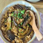 たっぷりナス入り！【辛くない麻婆なす】