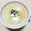 よっこの作ってみた!投稿(ふわとろ白いかきたま中華コーンスープ♪余った卵白ムダなく消費)