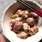 止まらない！居酒屋風＊砂肝のネギ塩レモン