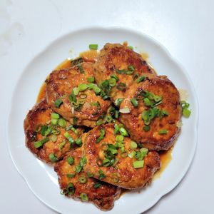 ふうかの作ってみた!投稿(シャキシャキかさ増し！れんこんえのき入りてりやきつくね)