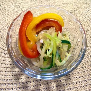 shishiの作ってみた!投稿(常備菜に♡パプリカマリネ)
