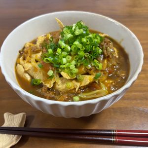こむぎの作ってみた!投稿(2日目カレーで作る♩ほっこりカレーうどん)