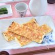 油あげのガーリックねぎ味噌焼き　焼くだけ！の日本酒のおつまみ