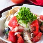 【5分でデリ風】栄養丸ごと！ザクザクトマトとさば缶のサラダ