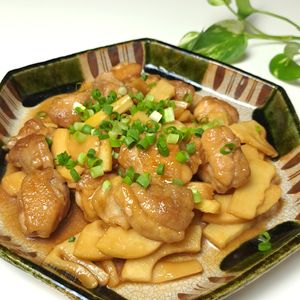 とのちゃまの作ってみた!投稿(『たけのこと鶏肉の甘辛炒め』旬のたけのこでご飯が進む!!)