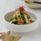 ささみと舞茸と三つ葉のおろしポン酢和え