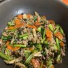 1539879の作ってみた!投稿(【小松菜と豚ひき肉のとろみ炒め】手頃な食材で♪)