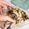 【レンジだけ！包丁いらず！】蒸し鶏となすの味噌だれ和えの工程9