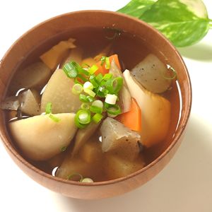 とのちゃまの作ってみた!投稿(生姜でぽかぽか♡『崩し豆腐のけんちん汁』)
