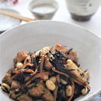 野菜天とひじきの炒め煮