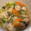 Michamiの作ってみた!投稿(【キャベツと鶏だんごの塩スープ煮】煮込み5分でほっこり♪)