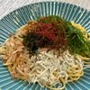 楽ラク手抜キッチン🐶🐾の作ってみた!投稿(ボウルで混ぜるだけ！【納豆と梅おかかの白だし冷製パスタ】)