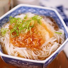 冷たくてさっぱり🤭🎐なめ茸とおろしの簡単そうめん♪
