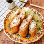 山芋の梅しそ肉巻きフライ