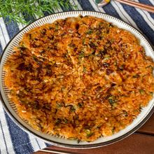 一度食べたらハマるよ!「キムチとネギの卵かけご飯焼き」