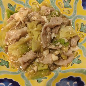 はちわれの作ってみた!投稿(【豆腐と豚こまキャベツのとろみ煮】ご飯にばっちり！簡単♡)