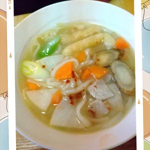 チョロリスの作ってみた!投稿(【豚汁煮込みうどん】ぽかぽか♡寒い時期に食べたいうどんレシピ)