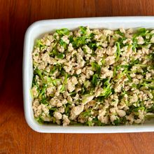 10分で簡単常備菜*【豆苗と鶏ひき肉の味噌そぼろ】