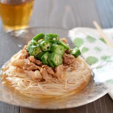 冷やし豚だれそうめん