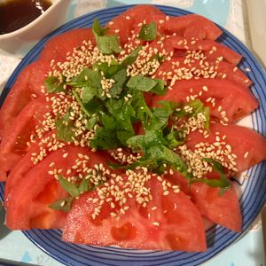 すみれの作ってみた!投稿(【トマトの薬味がけ】甘みと酸味が絶妙！簡単ヘルシー副菜♪)