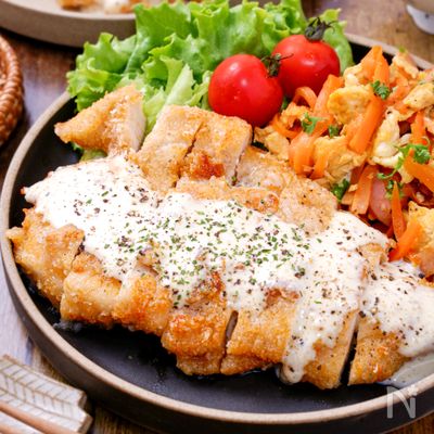 【ざくざくシーザーチキン】鶏むね肉1枚で節約ごちそうおかず♡