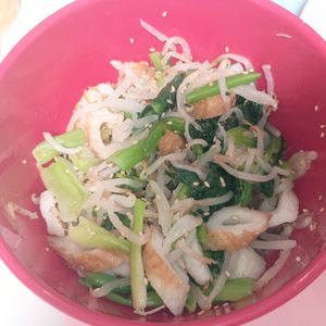 milkの作ってみた!投稿(作り置きしてもすぐ無くなる！「小松菜とちくわのうまナムル」)
