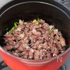 ホタルイカとパクチーの白ワイン蒸しの工程3