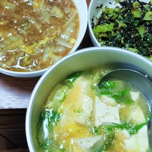 しゃきぴよラブの作ってみた!投稿(重ねて10分♪『白菜とひき肉のコクうま♡とろみあん』)