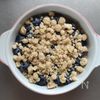 米粉で作る☆ブルーベリークランブル。の工程6