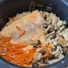 【仕込み5分！鮭ときのこの炊き込みご飯】子供が喜ぶ♡︎の工程2