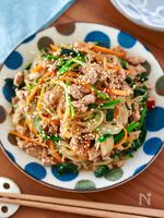 一口食べたら止まらない！【そぼろチャプチェ】
