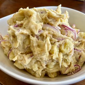 Shinoの作ってみた!投稿(和風オニオンポテトサラダ・柚子胡椒風味。)