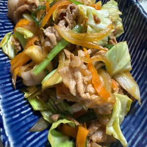 灬(•ө•)灬の作ってみた!投稿(ご飯がすすむ！焼肉のたれで回鍋肉)