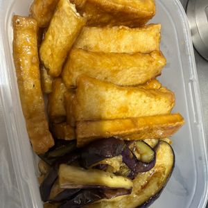 ちちちの作ってみた!投稿(【肉なしでも大満足】厚揚げ豆腐と茄子のとろ旨黒酢炒め)
