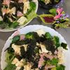 そら・ゆずの作ってみた!投稿(5分で完成!【豆腐のチョレギサラダ】胡麻油香る♩)