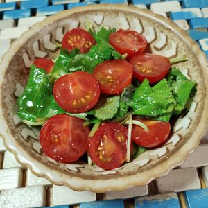 M*Pの作ってみた!投稿(ミニトマトと三つ葉のわさび醬油マリネ)