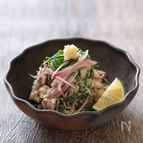 【簡単おつまみ】さば缶の薬味和え