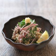 【簡単おつまみ】さば缶の薬味和え