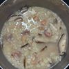 【防災レシピ】焼き鳥缶ともち麦の参鶏湯風ぞうすいの工程3