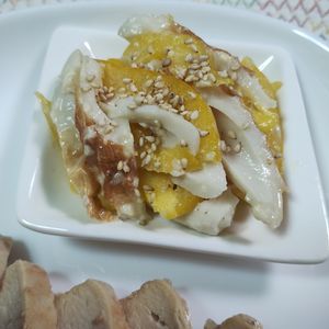 M＊Pの作ってみた!投稿(パプリカとちくわのごまマヨサラダ【ちょこっと副菜】)