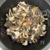さつまいもと舞茸《絶品♡塩昆布炊き込みご飯》の工程2