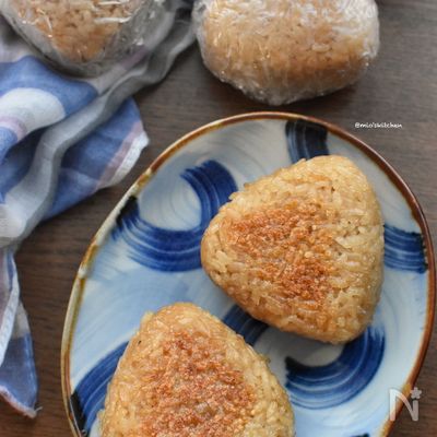 旨味たっぷり♡基本の焼きおにぎり♡