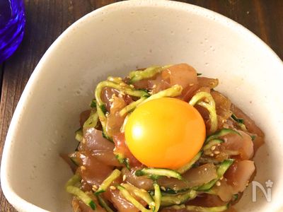 焼肉屋さんの味でやみつき マグロユッケ レシピサイト Nadia ナディア プロの料理家のおいしいレシピ