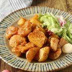 焼肉のたれ×酢だけで激うま！新じゃがと鶏肉の甘酢だれ