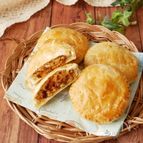 いかそぼろ肉みそポテトミートパイ