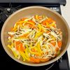 豚肉とたっぷり野菜のごま味噌炒めの工程3