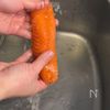 【サーモンの1番ヤバい食べ方】にんにく醤油漬けの工程1