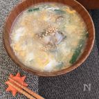 【超簡単】牡蠣とニラのあったかとろ玉スープ