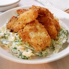 一皿満点完結！カレイのフライ サラダタルタル