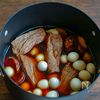 ソコギチャンジョリム(牛肉の醤油煮)韓国定番の常備菜の工程4